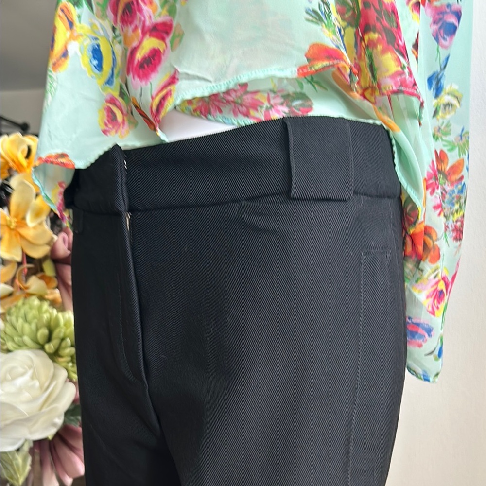 MaxMara Black High-Waisted Capris